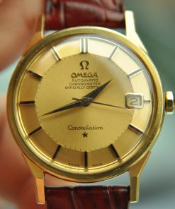 Đồng hồ Omega Constellation bát quái vàng đúc 18k chính hãng