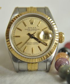 Đồng hồ rolex nữ chính hãng Oyster Perpetual Datejust 69173 demi vàng 18k