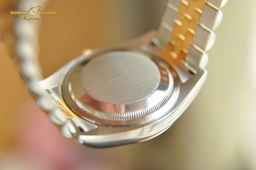 Đồng hồ Rolex 116233 mặt vi tính gắn kim cương to demi vàng 18k