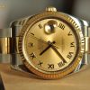 Đồng hồ Rolex Datejust 116203 demi vàng đúc 18k Thụy Sỹ