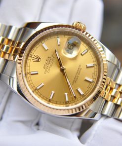 Đồng hồ Rolex Datejust 116233 demi vàng 18k mới 99%