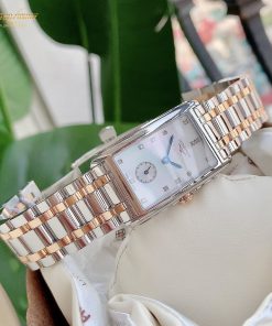 Đồng hồ Longines L5.255.5.87.7 nữ demi Dolcevita vàng 18k cọc số kim cương