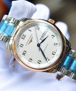 Đồng hồ nam Longines Master L2.755.5.78.7, 38.5mm L27555787 demi vàng