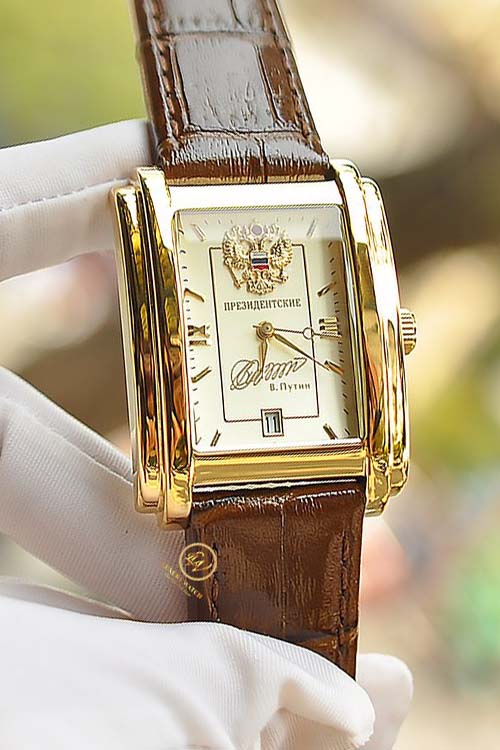 Đồng hồ Nga Poljot President Putin Gold Pearl giá Sale tốt nhất