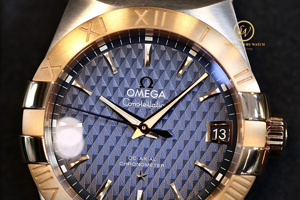 Đồng hồ Omega Constellation Co-Axial Chronometer 38mm  mặt số