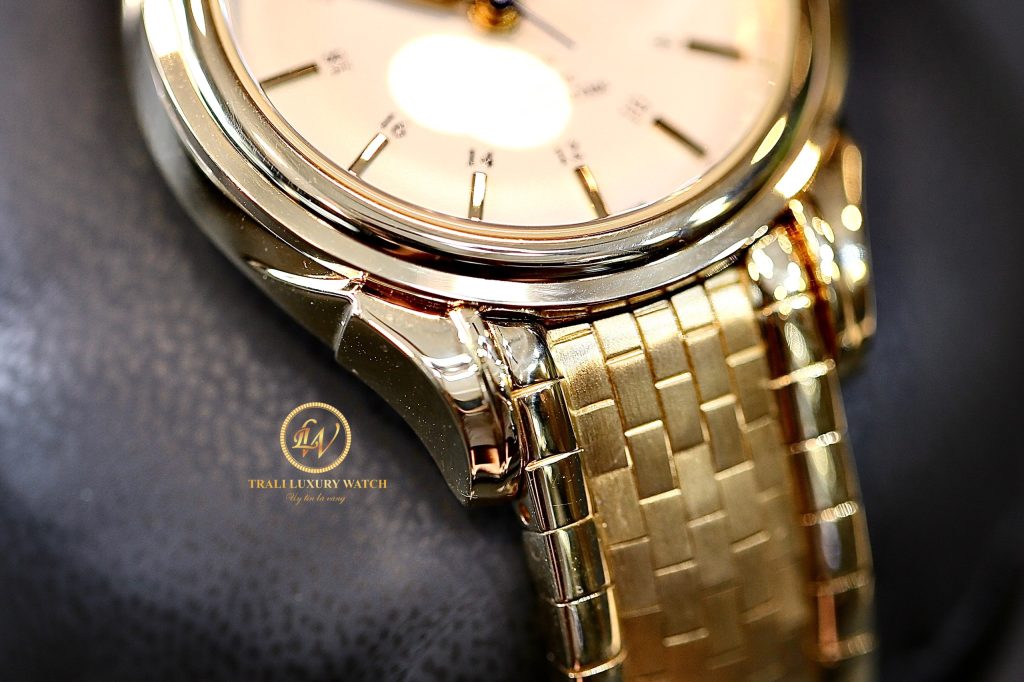 Đồng hồ Omega Deville Co-Axial vàng đúc 18k Au750 nguyên khối dây