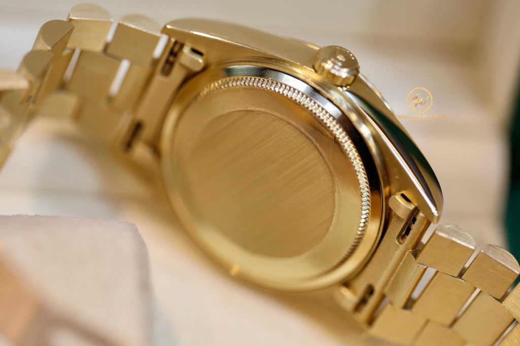 Đồng hồ nam Rolex Day-Date President 18038 - 36mm đáy