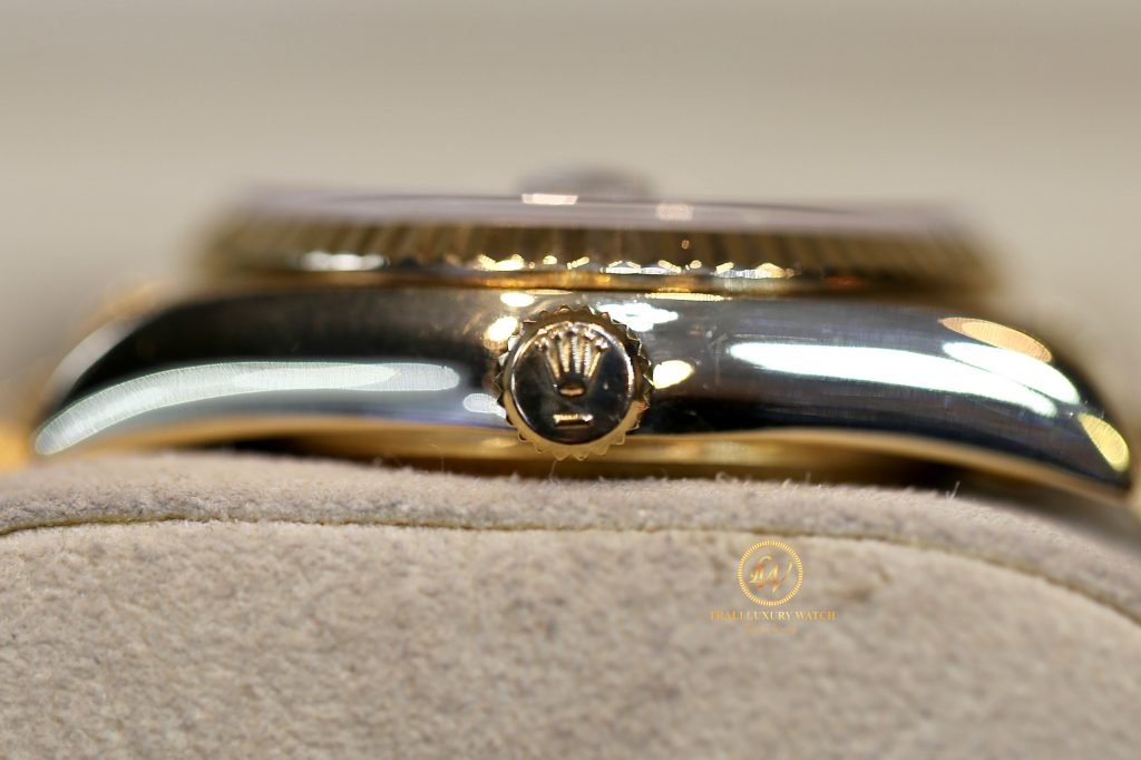 Đồng hồ nam Rolex Day-Date President 18038 - 36mm núm