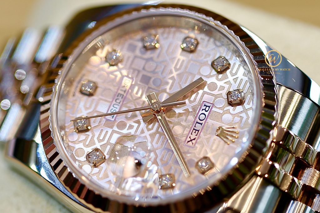 Đồng hồ Rolex Datejust 116231 mặt vi tính hồng mặt
