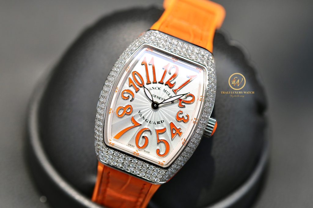 Đồng hồ nữ Franck Muller V32 màu da cam