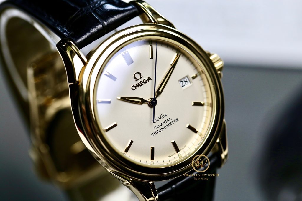 Đồng hồ Omega Deville Co-axial Chronometer 18k Gold 