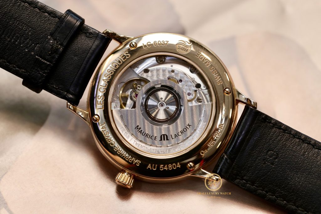 Đồng hồ Maurice Lacroix Automatic Les Classiques Date vàng hồng 18k LC6037-PG101-131 LC6037PG101131 