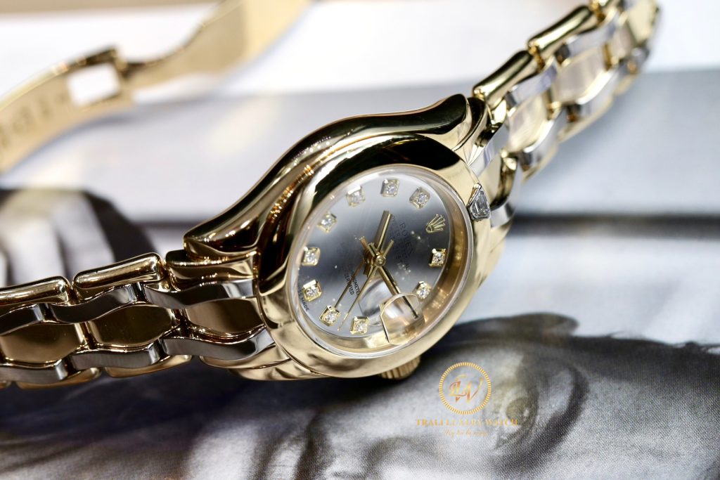 Đồng hồ Rolex Pearmaster Ladies - Yellow & White Gold - 69328