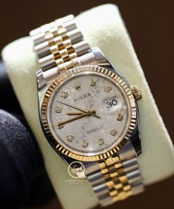 Đồng hồ nam Rolex Datejust 116233 size 36mm mặt vi tính trắng.  - ảnh 2