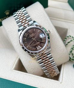 Đồng hồ nữ Rolex Datejust 278341RBR size 31mm demi vàng hồng - ảnh 3