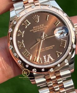 Đồng hồ nữ Rolex Datejust 278341RBR size 31mm demi vàng hồng - ảnh 4