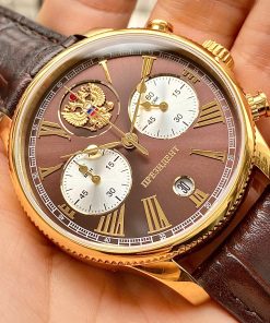 Đồng hồ Poljot President Chronograph 3526416 cận cảnh mặt số chronograph