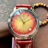 Poljot Russian Time 43200236 mặt đỏ vàng, máy cơ Vostok 2414
