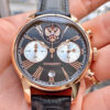 Poljot President Chronograph 3520414 mặt đen ảnh thực tế 2
